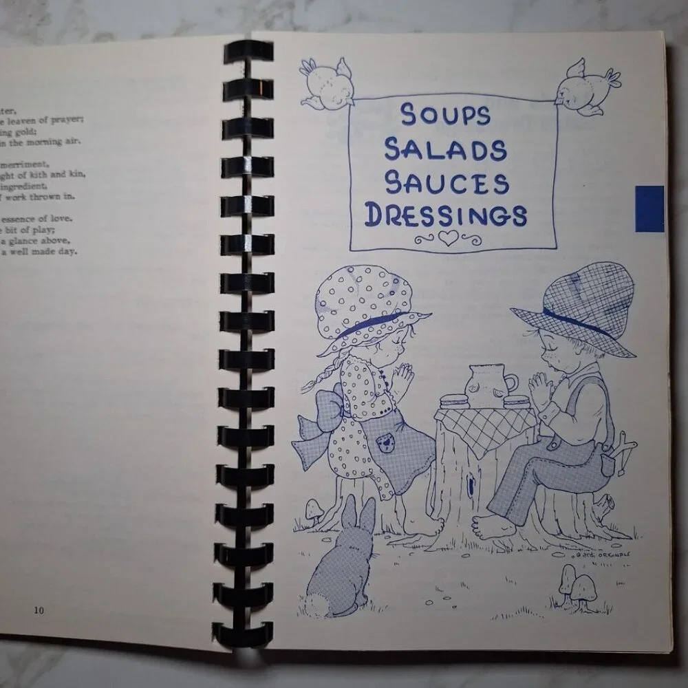 Bay Settlement Wisconsin Parish Cook Book Recipes Scratch Holy Cross Vintage 80s